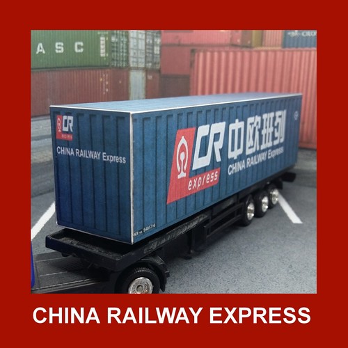 Schienengüterverkehr Modell Schiffscontainer gemischt 40 Fuß, 45 Fuß & Vorwetter Spurweite OO - Bild 2 von 53