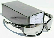 OAKLEY Canteen POLARIZED Sunglasses Polished Black/Chrome Iridium NEW OO9225-08