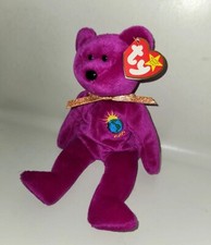 RETIRED 1999 Ty Original Beanie Baby "MILLENNIUM" Bear - Mint Condition - RARE 