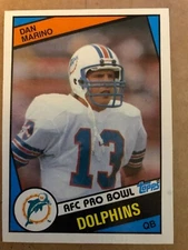1984 Topps Football #123 Dan Marino MINT?  (Stunner)