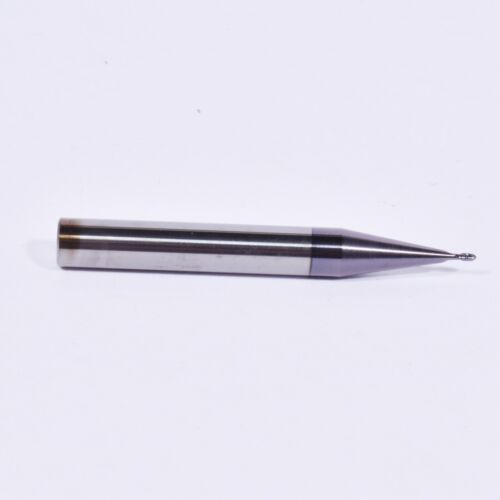 1PZ R0.5 Dia 50MM LOC 2 FLAUTO SFERA NASO METALLO DURO FINE FRESA PER TUTTO ACCIAIO USA VENDO - Foto 3 di 3