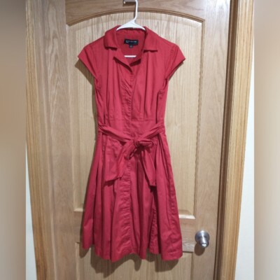 strapless open back dress vtg red polka dot dress – Bliss Marketplace main image 0