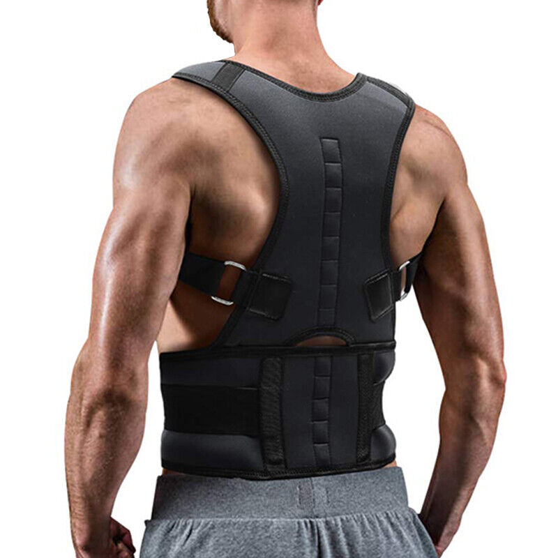 Magnetic Back Posture Corrector Shoulder Straightener Brace Neck Spine Support