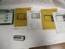 Original Sams Photofact Manuals Teknika, Zenith Color TV Soundesign 1984