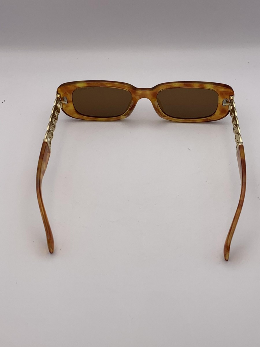 Steve Madden Felicia Sunglasses Tortoise Chain Arm Brown  display picture 1