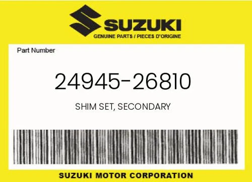 SHIM SET, SECONDARY | T:0.30/0.35/0.40/0.50/0.60