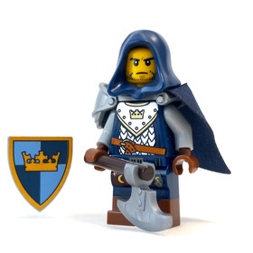 LEGO Castle Kings Crown Knight Minifigure 10193 Medieval 7097 Armor 7041 D&D