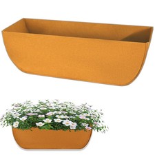 Window Box Liners - Breathable Felt Planter Inserts for Outdoor Plants - 24in