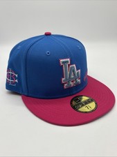 New Era Los Angeles Dodgers Big League Chew Fitted Hat 7 3/8 59FIFTY Rare HTF
