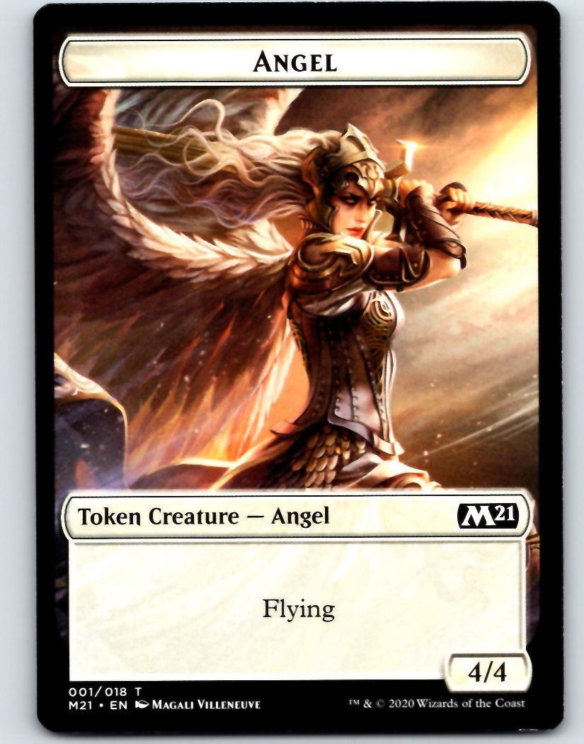 Angel Token 1 Token Core Set 2021 Magic: The Gathering Lightly Played