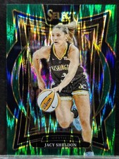 Jacy Sheldon 2025 Panini Select #73 Green Flash Washington Mystics