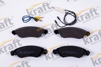 Kraft Automotive 6006128 Bremsbelagsatz, Scheibenbremse FüR CitroËN
