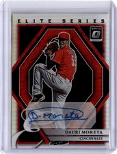2022 Panini Donruss Optic Elite Series Signatures Dauri Moreta Holo