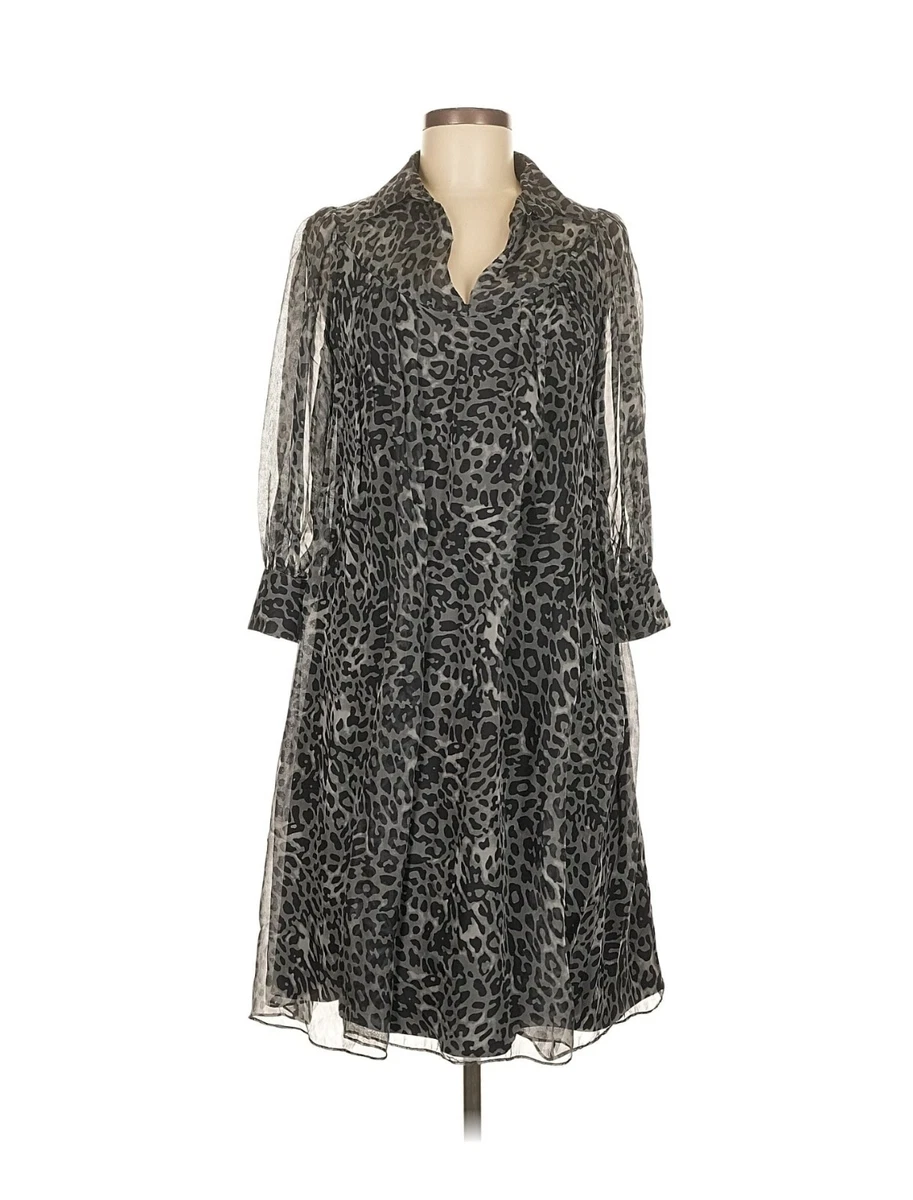 Haut En Soie Diane Von Furstenberg - Imprimé Léopard - Marroc - Taille S (Vintage)