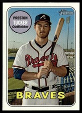 2018 Topps Heritage Preston Tucker Atlanta Braves #545