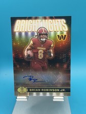 2024 Panini Illusions - Bright Lights Signatures Brian Robinson Jr. Gold /25!