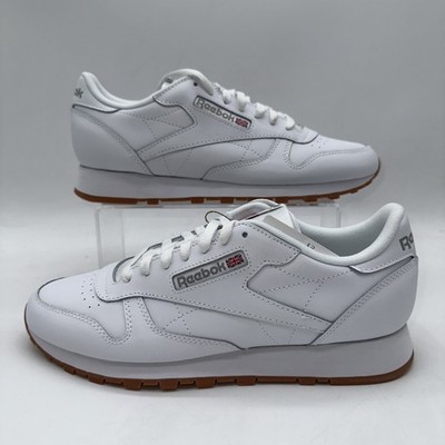 Reebok Men's Size 11 Classic Leather (100008491) White Running Sports Sneaker