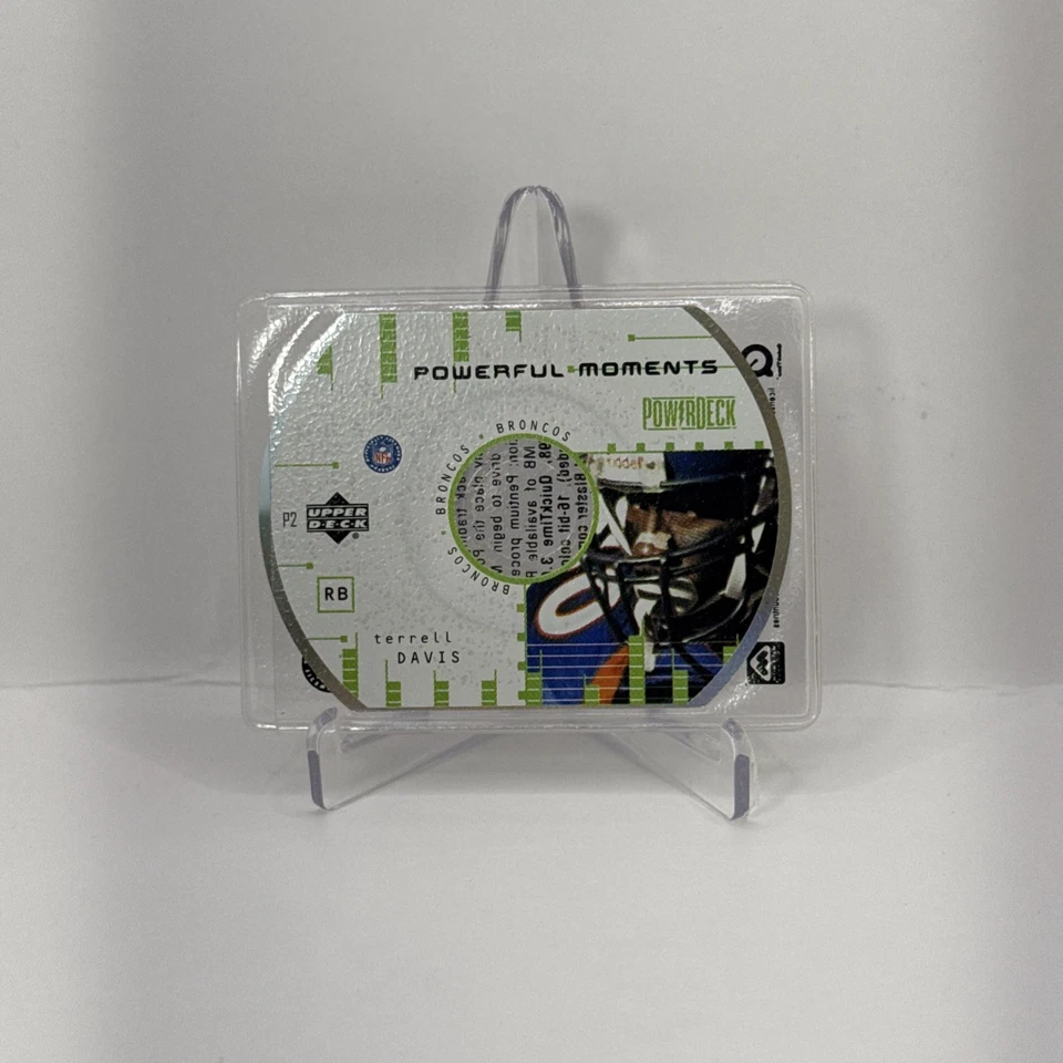 1999 Upper Deck Powerdeck - Powerful Moments Terrell Davis #P2 - Image 3 of 4