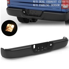 Black Rear Bumper Wo Sensor For Dodge Ram 09-19 1500 2010-2012 2500 3500 2009