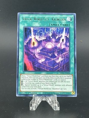 YuGiOh! - Virtual World City - Kauwloon MP21-EN204 Rare 1st Edition Near Mint