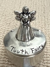 Tooth Fairy Princess Keepsake Trinket Box Pewter Small 2.5  2004 Basic Spirit