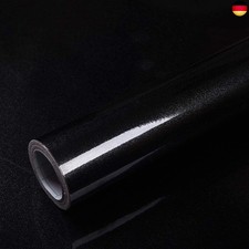 40cmx300cm Klebefolie Möbel Selbstklebende Folie für Möbel Schwarz Glitzer Ta