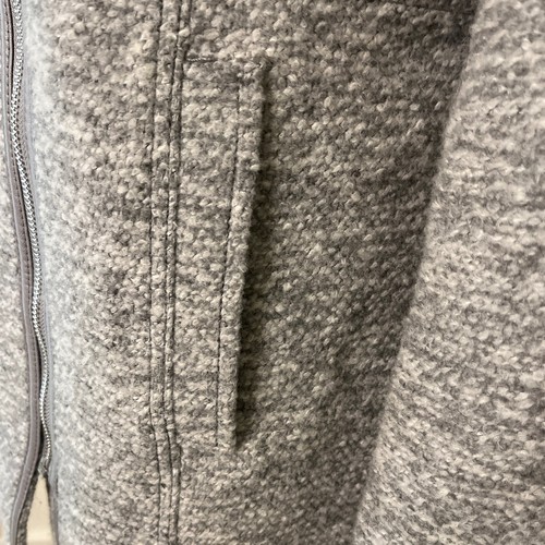 INC International Concepts grau asymmetrischer Reißverschluss Damen Jacke Mantel Größe Large - Bild 8 von 10
