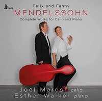 Felix And Fanny Mendelssohn Complete Works For Cello And Piano - Cd - F600Z