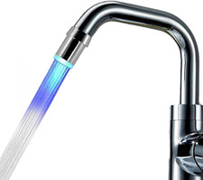 LED Water Faucet Light - Blue Color, Kitchen  Bathroom Tap