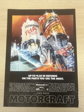 Motorcraft Oil Filter Vintage Print Ad 1981 Sports Afield Magazine