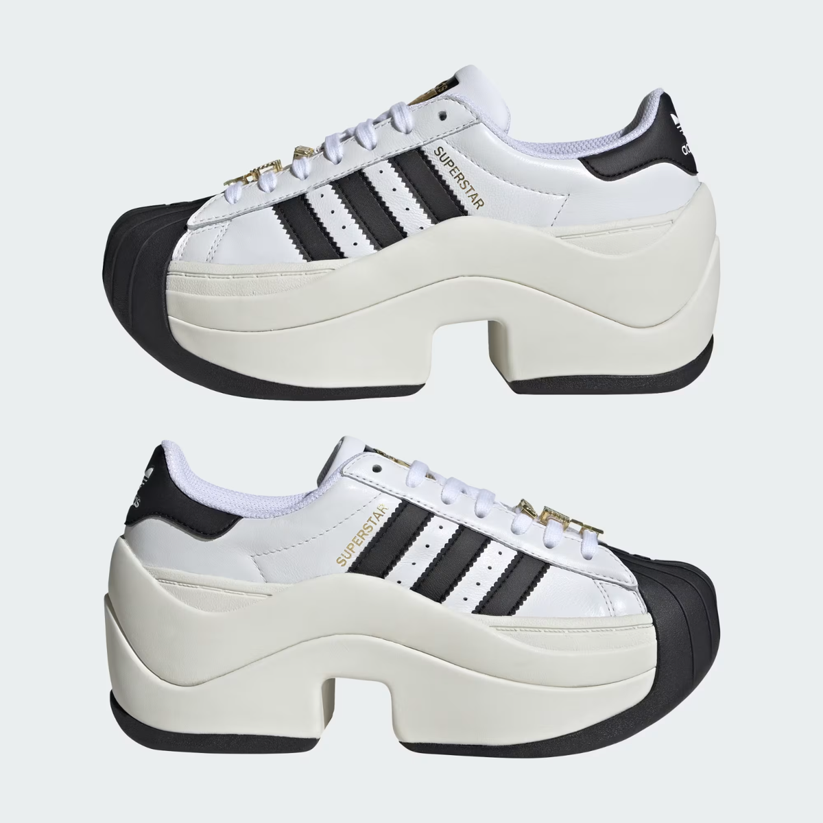 JR9895 adidas Originals Superstar Bold Cloud White Off White Core