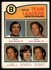 1976-77 O-Pee-Chee *C* Johnny Bucyk/Jean Ratelle/Terry O'Reilly #381