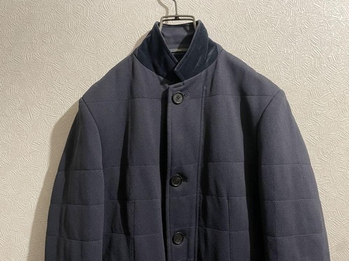 FENDI quilted tailored jacket navy men's size 44 From Japan i11216 - Picture 6 of 16