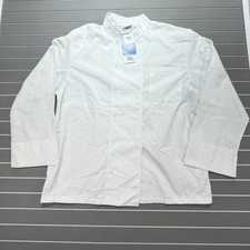 Chef Works Cool Vent Lite White Chef Coat XL Long Sleeve Double Breasted nwt