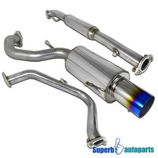 Fits 1995-1999 Mitsubishi Eclipse 2.0l Non-turbo 4 Titanium Tip Catback Muffler Fits 1995-1999 Mitsubishi Eclipse 2.0l Non-turbo 4 Titanium Tip Catback Muffler