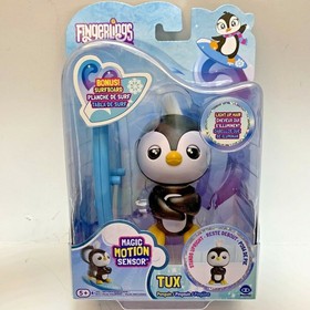 Tux the Baby Surfing Penguin Interactive Toy Talking Ages 5+ Fingerlings NEW