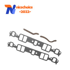 New Intake Gaskets Cork End Seals For Sbc Chevy 267 302 307 327 350 400 Engine
