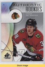 2024 Upper Deck SP Game Used Authentic Rookies Ethan Del Mastro #219 READ 18d6