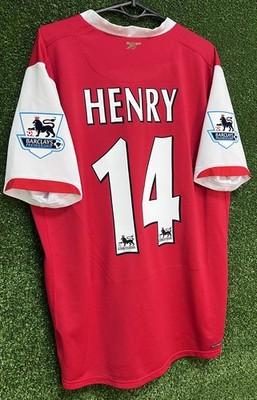 THIERRY HENRY #14 MEN'S FC ARSENAL 2006/2007 SOCCER FOOTBALL SHIRT