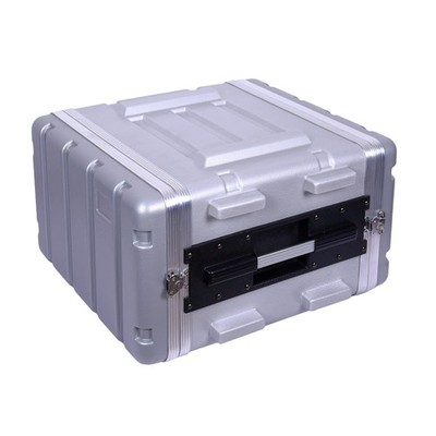 Crossrock Stackable 6U Rack Case, Strong Molded with Heavy Duty Hardware, Sta...