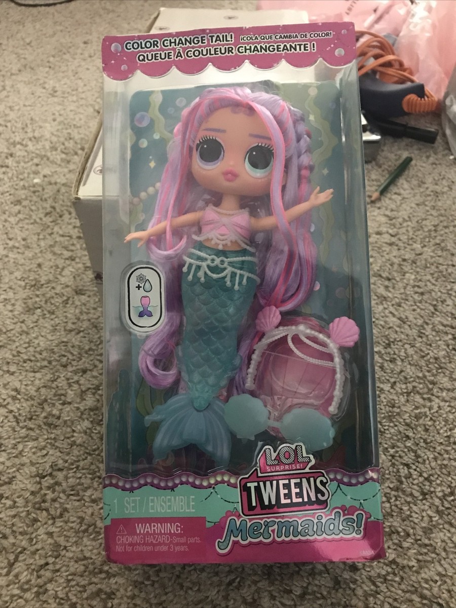 LOL Surprise Tweens Mermaid Doll Color Changing Tail Lana Marine