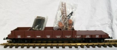 USA Trains USAR1827 Work Flat Car With Load ''Colorado & Southern''