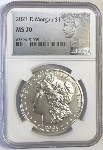 2021 D MORGAN "PCGS MS70"-PERFECT DENVER, MORGAN DENVER/ COLLECTING MORGANS! 💥✅