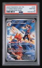 Pokemon Ascended Heroes Ethan’s Magcargo 222/217 Illustration Rare PSA 10 GEM