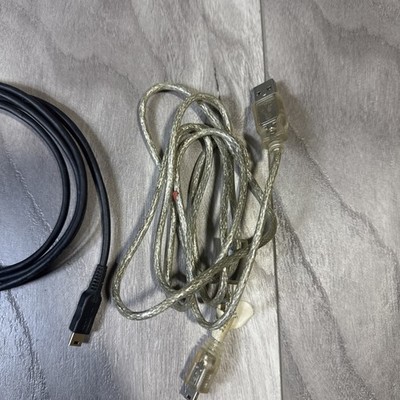 USB-A To Mini- B 2.0 Cable Lot Of (3) 1-6ft 2-5ft
