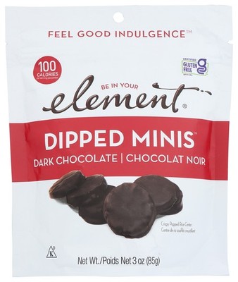 Element Dipped Minis Dark Chocolate Rice Cakes 3 Oz