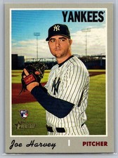 Joe Harvey 2019 Topps Heritage New York Yankees #698 RC