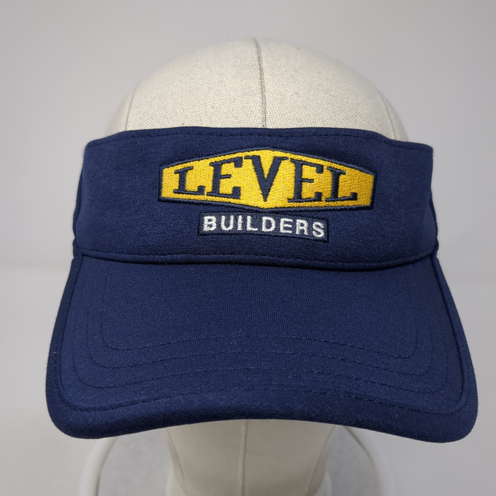 Level Builders Strapback Hat Blue One Size Embroi… - image 2
