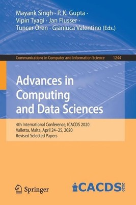 Advances in Computing and Data Sciences: 4th International Conference, ICACDS 20