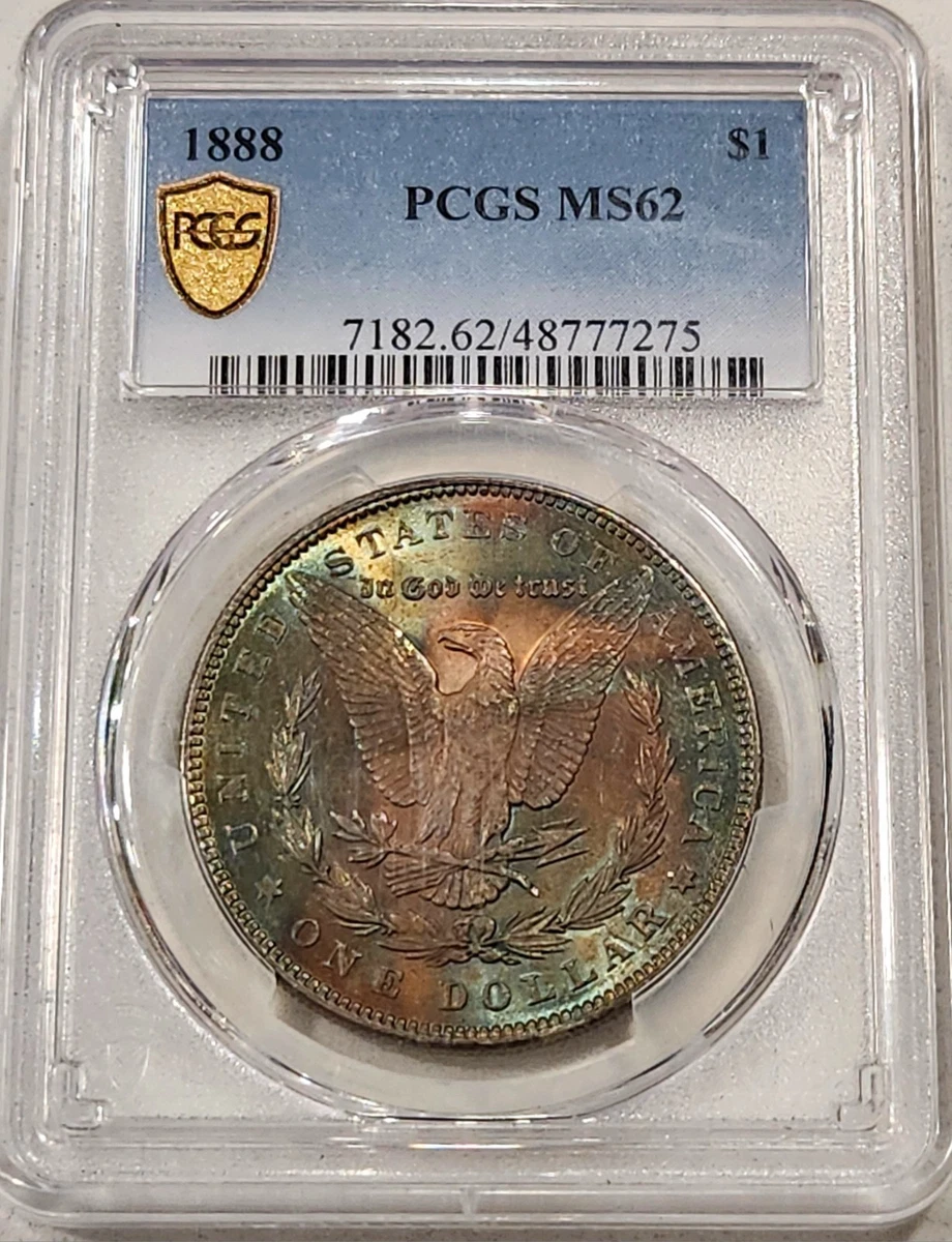 MS 62 Graded 1888 Year Morgan US Dollars (1878-1921) for sale | eBay